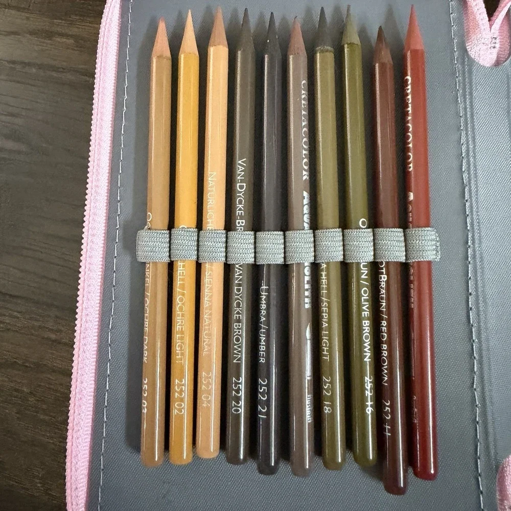 Cretacolor Aqua Monolith Water-Soluble Color Pencil 72 Set Case Lyra Rembrandt